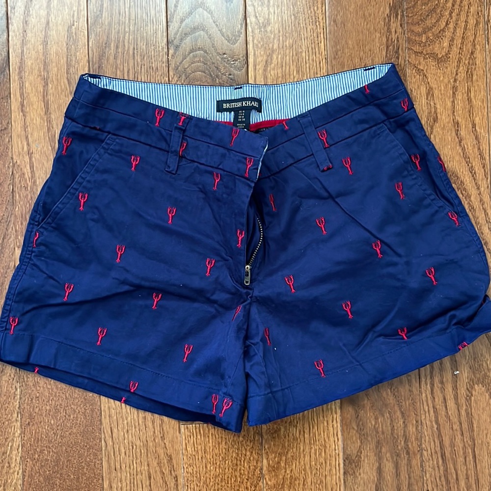 British Khaki Lobster Shorts